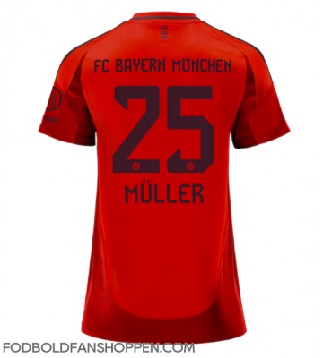 Bayern Munich Thomas Muller #25 Hjemmebanetrøje Dame 2024-25 Kortærmet